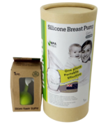 Haakaa Silicone Breast Pump and Flower Stopper Set - 5oz/150ml, BPA Free - €25,86 EUR