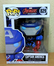 MINT Marvel Avengers Mech Strike Captain America Funko Pop Figure #829 - £11.18 GBP