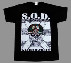 S.O.D. Sod Stormtroopers Of Death Sod Black Cotton T-Shirt - £7.96 GBP+