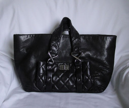 AUTHENTIC Black Chanel Lambskin 8 knots tote - £1,196.76 GBP