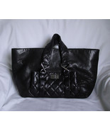 AUTHENTIC Black Chanel Lambskin 8 knots tote - $1,488.00