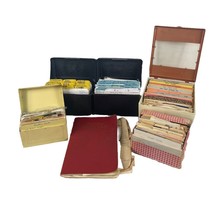 Vintage Recipe Box Collection: 5 Boxes &amp; Book with Handwritten &amp; Clipped... - $141.55