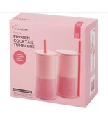 NEW 2 Rabbit Froze All Day Frozen Cocktail Tumblers Shakers Slushie Make... - $475.91 MXN
