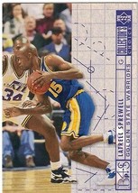 M) 1994-95 Upper Deck Collector&#39;s Choice Card Latrell Sprewell #380 Blueprint - £1.55 GBP