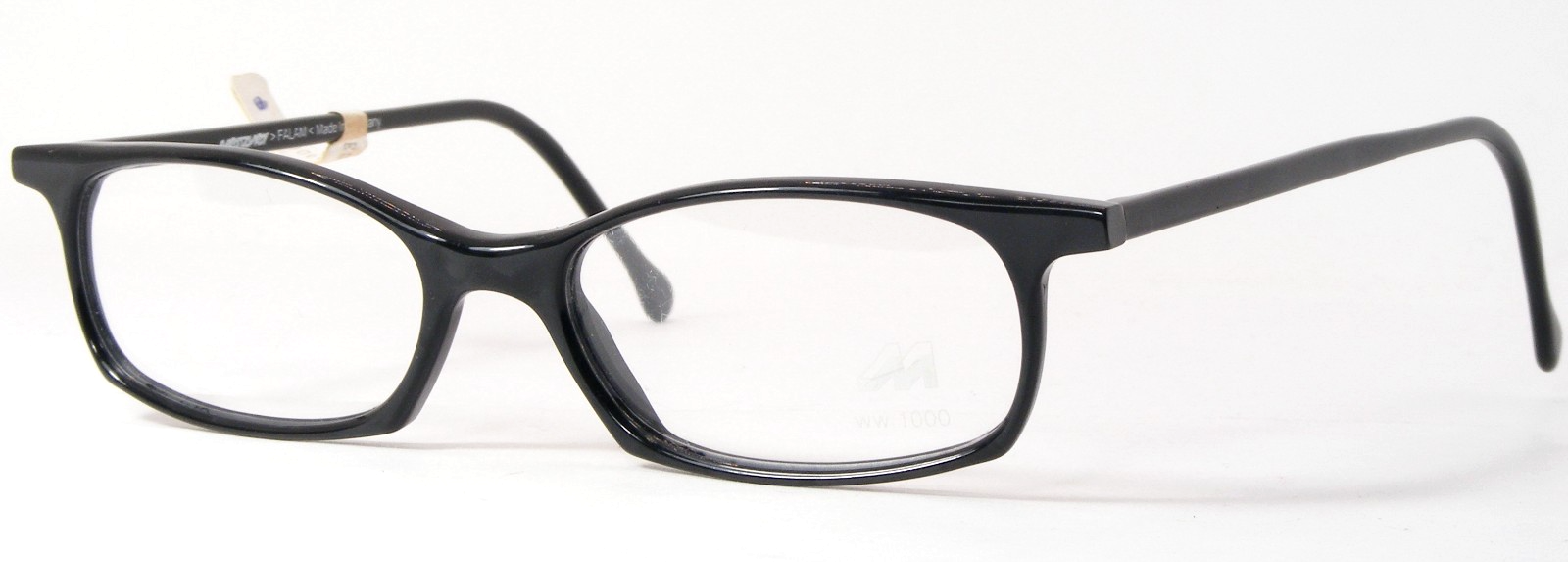 Vintage MEITZNER FALAM 1490 Marble Black Grey UNIQUE RARE EYEGLASSES 48-... - $67.32