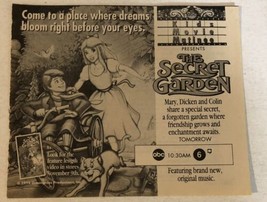 The Secret Garden Tv Guide Print Ad TPA15 - £4.69 GBP