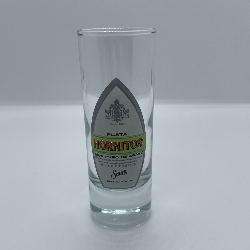 Hornitos Sauza Tequila shot glass Logo Design On Front - $7.03
