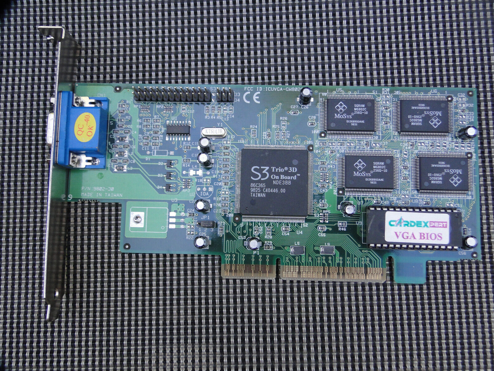 Vintage Cardexpert S3 Trio 3D ICUVGA-GW802C AGP 4 MB PC Graphic Card - $27.63