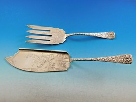 Arlington by Towle Sterling Silver Fish Serving Set w/ Japanese Castle B... - £1,013.19 GBP