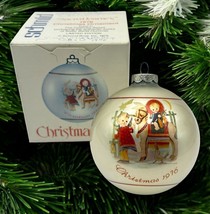 Vintage Schmid 1976 Sacred Journey Christmas Tree Ornament in Original Box - $9.89