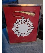 Lenox  2003   Snowflake Christmas Tree Ornament in Box - £28.04 GBP
