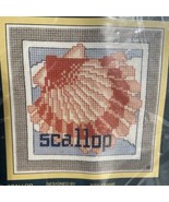 Sunset #1306 Needlepoint Scallop Shell 5&quot; x5&quot; NIP - £7.31 GBP