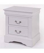 Louis Philippe III Nightstand, White Finish - $2,449.40 MXN