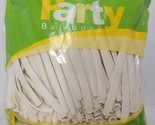 100 Sealed Pack Of Long White Magical Party Sculpting Balloons - Birthday - $8.90