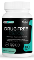 Free Detox, mezcla de enzimas y desintoxicación hepática-60 Cápsulas - $39.59