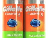 2 Count Gillette 7 Oz Fusion 5 Ultra Comfort Cooling Complex Sensitive S... - $19.99