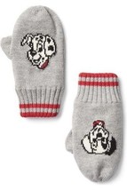 New Gap Kids Boys Disney Dalmatians Gray Red Cotton Winter Mittens Glove... - £11.64 GBP