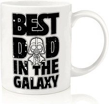 11 OZ Novelty Coffee Mug  &quot;BEST DAD IN THE GALAXY&quot; NEW - £14.70 GBP