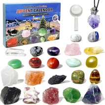 Advent Calendar 2023-24 Days of Rocks, Christmas Countdown Calendar, Minerals, - £20.93 GBP