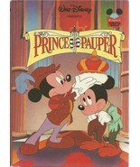 Prince And The Pauper Walt Disney Mickey Mouse Hardcover Book 1993 - £7.91 GBP