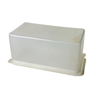 Tupperware Sheer / Clear Butter Dish Keeper Vintage 637-1 636-4 Kitchen ... - $11.88