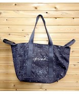 Victoria&#39;s Secret Pink Charcoal Gray XL Tote Bag Weekender - $38.63 CAD