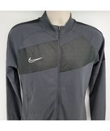 Nike Dry Academy Pro Woven Full Zip Jacket Women&#39;s Medium Gray Black BV6... - £23.31 GBP