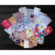 HUGE Lot 50+ Vintage Wrapping Paper Gift Wrap Crafting Hallmark Etc Asso... - $24.99