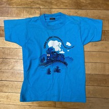 Vintage Artistic Sales Train Graphic T-Shirt Fruit Of The Loom Youth Size 6-8 93 - £9.77 GBP