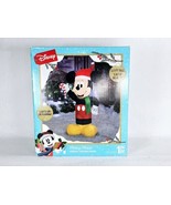 New! 3.5 Foot Disney Mickey Mouse Airblown Christmas Inflatable Candy Ca... - $1,046.98 MXN