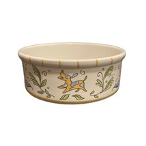 Dog Puppy Bowl Food Water Ceramic Floral Dish Treats Container Pet Acces... - $20.79