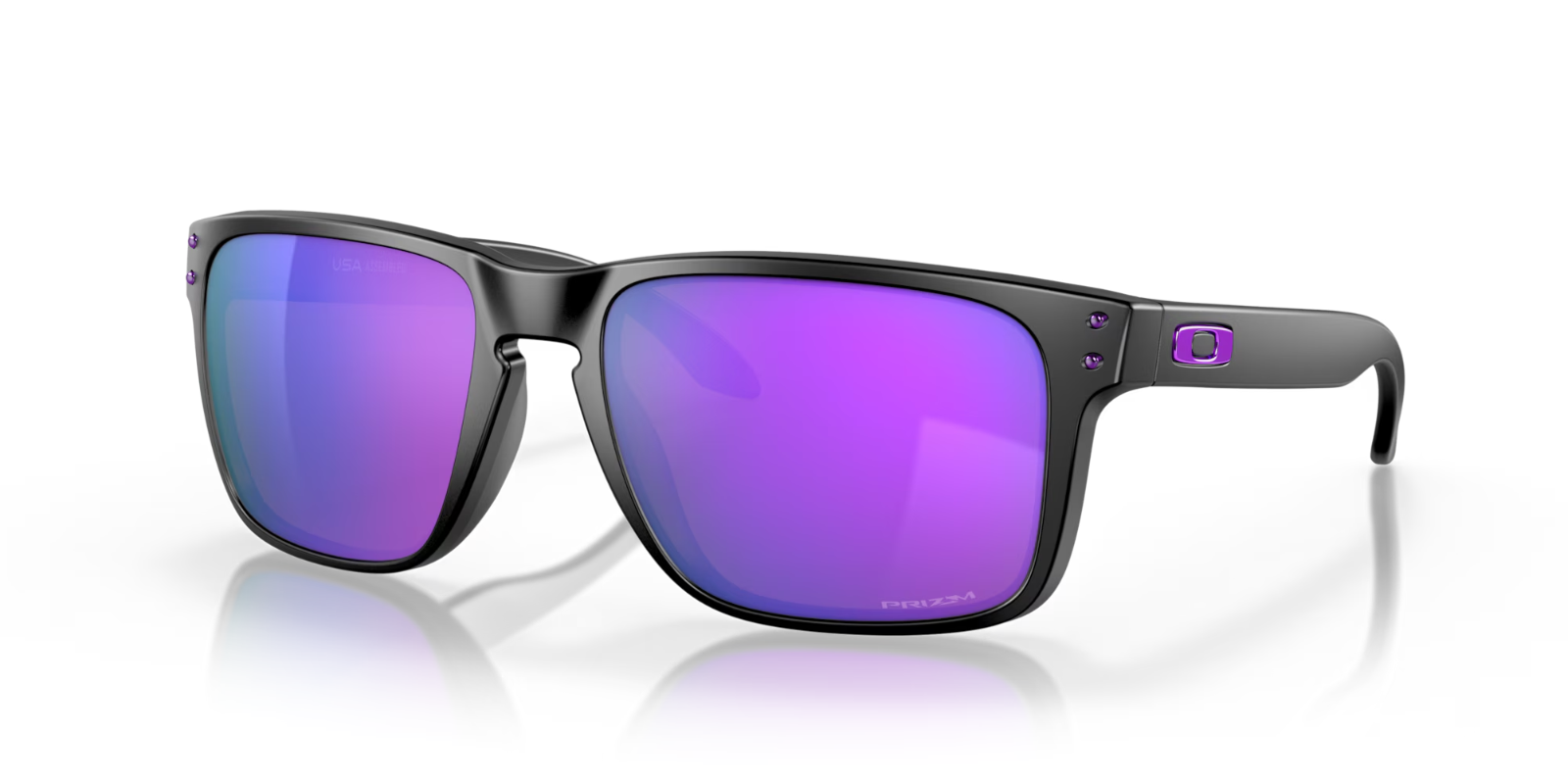 NEW* Oakley HOLBROOK XL Matte Black w PRIZM Violet Iridium Sunglass OO94... - $118.79