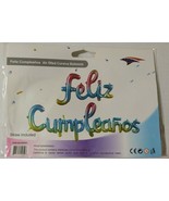16&quot; Light Rainbow Foil Balloons Feliz Cumpleaños Banner Decoration Event... - $21.22 CAD