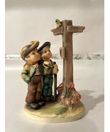 Hummel Goebel Figurine CROSSROADS #331 TMK Germany 1955 Boys Hiking 6.25” - $53.15 CAD