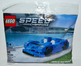 LEGO 2021 Speed Champions Mclaren Elva Blue 30343 Building Blocks Kit Toy - $8.50
