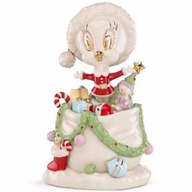Lenox Tweety&#39;s Holiday Gifts Galore Santa Figurine Christmas Looney Tunes NEW - £76.30 GBP
