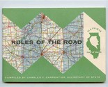 Illinois Rules of the Road Drivers License Manual 1950&#39;s Charles F. Carp... - $37.62