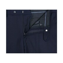 Men Renoir Suit Super 140s Soft Wool 2Button Side Vent Classic Fit 508-19 Navy image 9