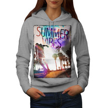 Wellcoda Summer Fun Hawaii Womens Hoodie, Skater Casual Hooded Sweatshirt - £29.13 GBP