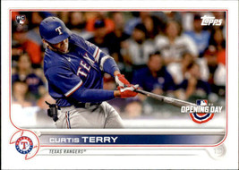 2022 Topps Opening Day #20 Curtis Terry NM-MT RC Rookie Rangers - $1.67