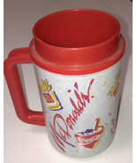 Mcdonalds Vintage Fries &amp; Coca-Cola Theme Multi-Logo Plastic Mug (Missin... - £10.84 GBP