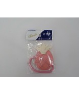 MIONNE KYUNG SUNG ACCESSORIES GIRLS ELASTIC HAIR TIE W/ PINK PINEAPPLE A... - $11.99