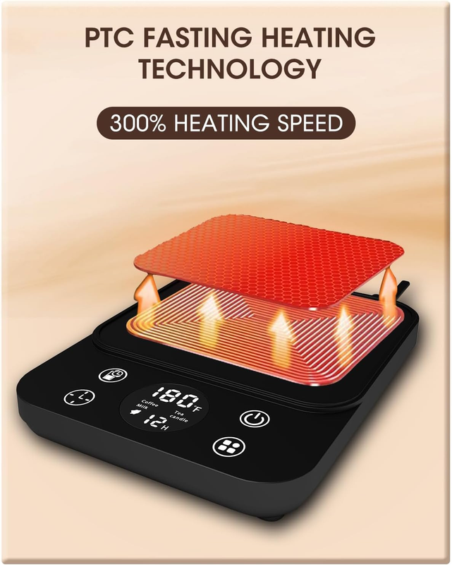 Coffee Mug Warmer for Desk, 2024 Upgraded Smart Electric Coffee Warmer, 1H Drink Item image 7
