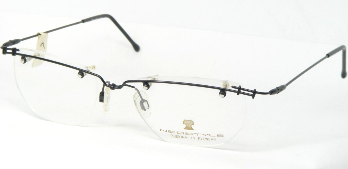 Vintage NEOSTYLE Citysmart 560 589 Negro/Plata Único Gafas 49-19-140mm - $100.95