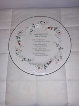 Phaltzgraff Decorative Plate Winterberry &quot;Family and Friends&quot; Sharing 12&quot; - £14.22 GBP