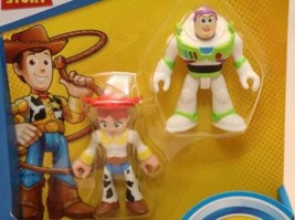 Imaginext Toy Story 4 Disney Pixar Buzz Lightyear &amp; Jessie Figures - $16.65