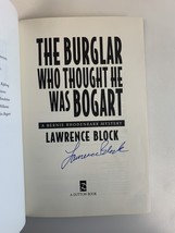 The Burglar Who Thought He Was Bogart Lawrence Block signed book - £39.28 GBP
