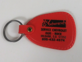 Vintage Mr. Goodwrench Service Chevrolet Olds Buick Orange Plastic Keychain - $145.09 MXN