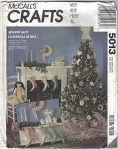 McCalls Pattern 5013 / 668 / P250 Holiday Lace Christmas Decor Ornaments Uncut - £4.77 GBP