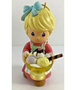 2002 Precious Moments Holiday Ornament Girl Sharing Ice Cream Sundae - NIB - $19.79